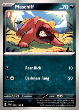 SV01: Scarlet & Violet Base Set #135/198 Maschiff