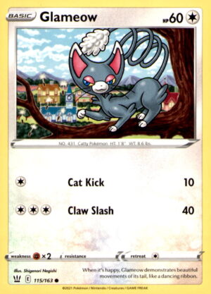 SWSH05: Battle Styles #115/163 Glameow
