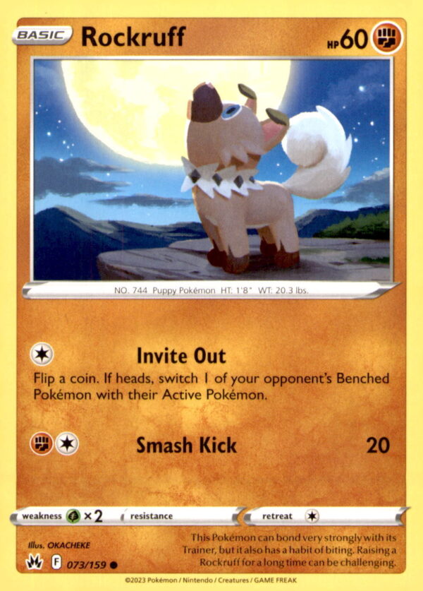 Crown Zenith #073/159 Rockruff
