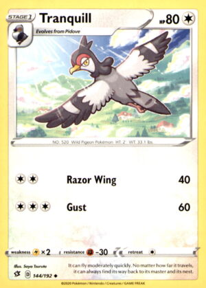 SWSH02: Rebel Clash #144/192 Tranquill