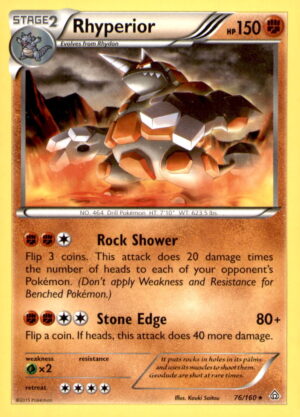 XY - Primal Clash #76/160 Rhyperior