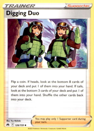 Crown Zenith #126/159 Digging Duo