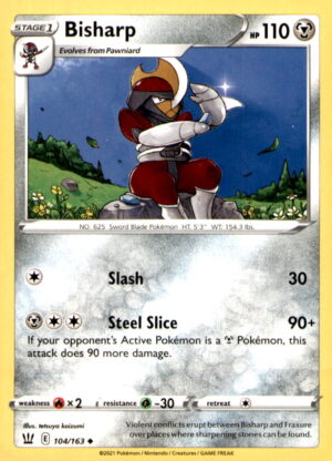 SWSH05: Battle Styles #104/163 Bisharp