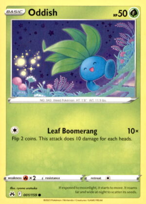 Crown Zenith #001/159 Oddish
