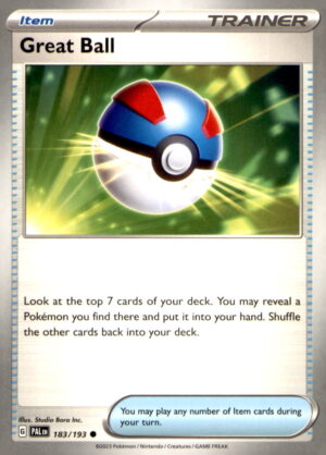 SV02: Paldea Evolved #183/193 Great Ball