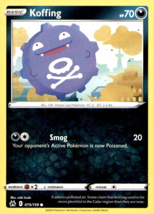 Crown Zenith #075/159 Koffing