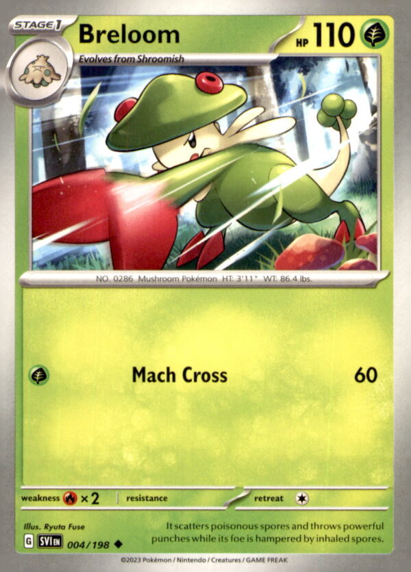 SV01: Scarlet & Violet Base Set #004/198 Breloom