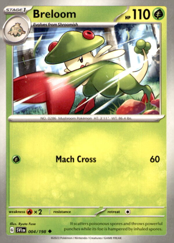 SV01: Scarlet & Violet Base Set #004/198 Breloom