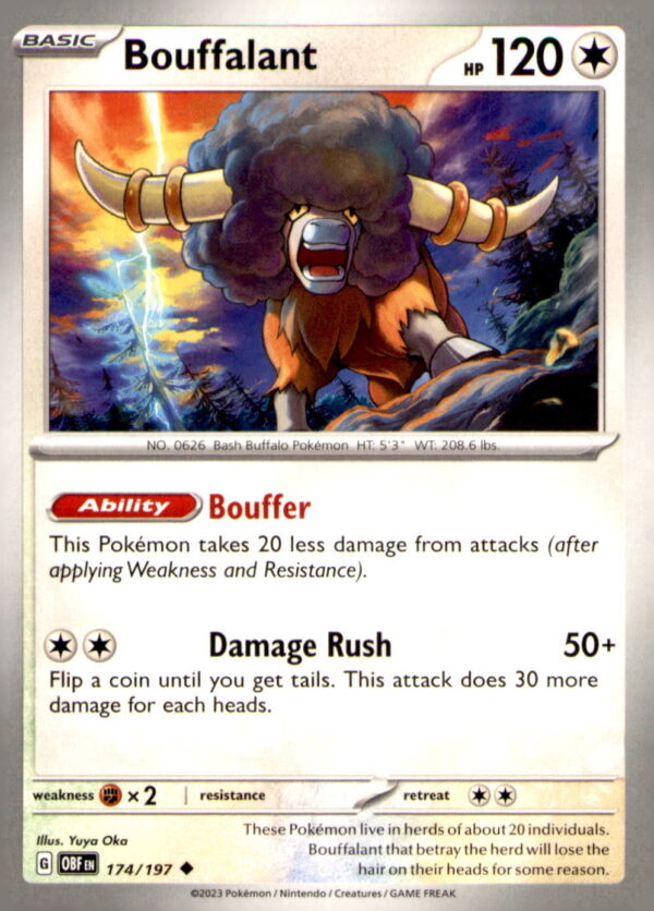 SV03: Obsidian Flames #174/197 Bouffalant