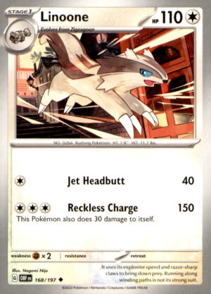 SV03: Obsidian Flames #168/197 Linoone