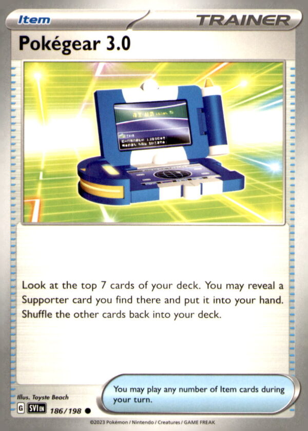 Prize Pack Series Cards #186/198 Pokegear 3.0