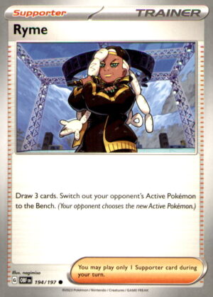 SV03: Obsidian Flames #194/197 Ryme