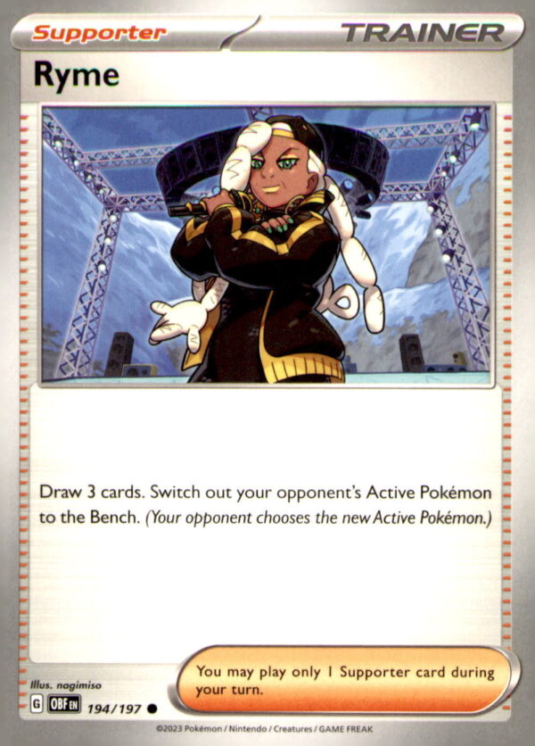 SV03: Obsidian Flames #194/197 Ryme