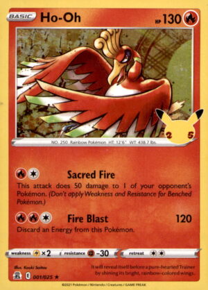 Celebrations #001/025 Ho-Oh