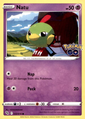 Pokemon GO #032/078 Natu