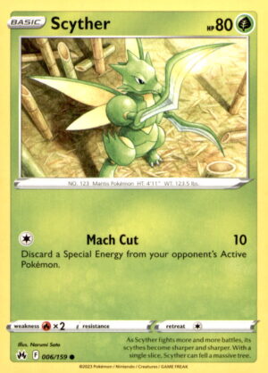 Crown Zenith #006/159 Scyther