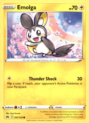 Crown Zenith #047/159 Emolga