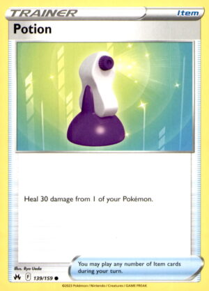 Battle Academy 2022 #177/202 Potion (#42 Cinderace Stamped)