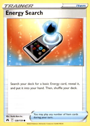 Crown Zenith #128/159 Energy Search