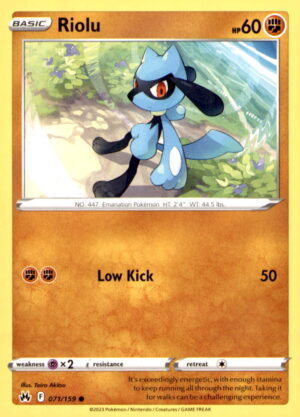 Crown Zenith #071/159 Riolu