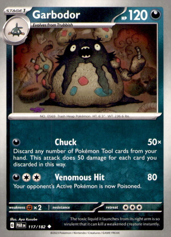 SV04: Paradox Rift #117/182 Garbodor