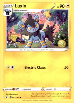 SWSH08: Fusion Strike #092/264 Luxio