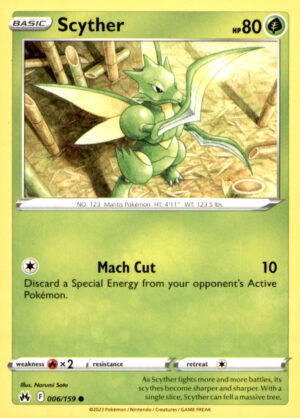 Crown Zenith #006/159 Scyther