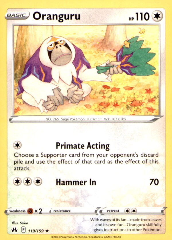 Crown Zenith #119/159 Oranguru