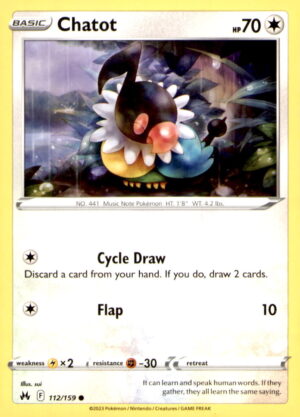 Crown Zenith #112/159 Chatot