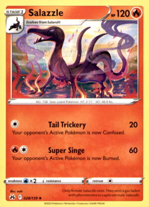 Crown Zenith #028/159 Salazzle