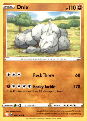 SWSH05: Battle Styles #068/163 Onix