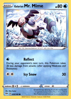 SWSH03: Darkness Ablaze #035/189 Galarian Mr. Mime