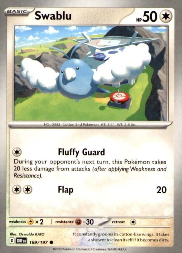 SV03: Obsidian Flames #169/197 Swablu