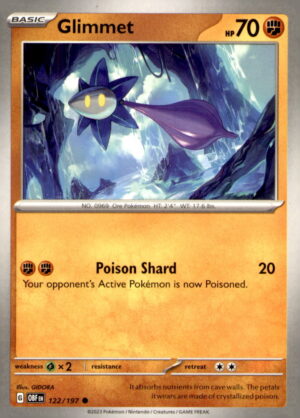 SV03: Obsidian Flames #122/197 Glimmet