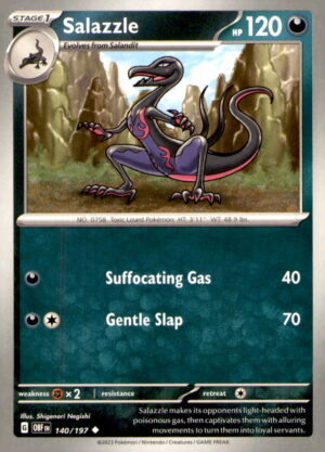 SV03: Obsidian Flames #140/197 Salazzle