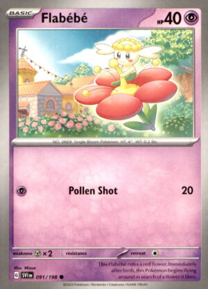 SV01: Scarlet & Violet Base Set #091/198 Flabebe
