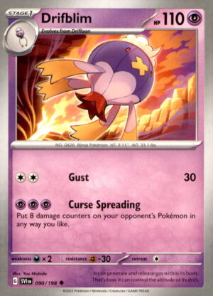 SV01: Scarlet & Violet Base Set #090/198 Drifblim