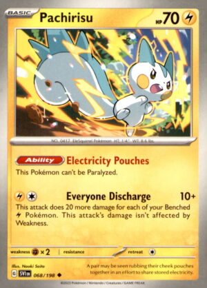 SV01: Scarlet & Violet Base Set #068/198 Pachirisu