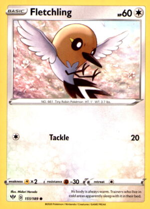 SWSH03: Darkness Ablaze #151/189 Fletchling