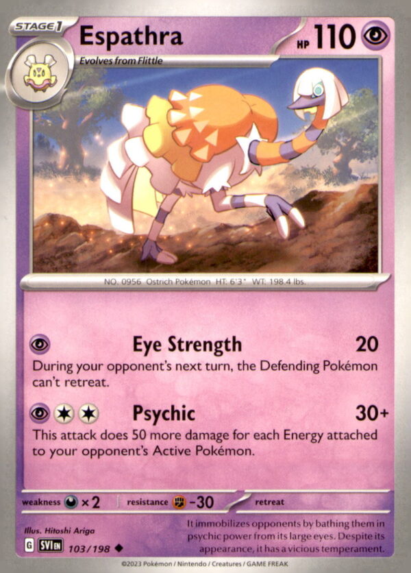 SV01: Scarlet & Violet Base Set #103/198 Espathra