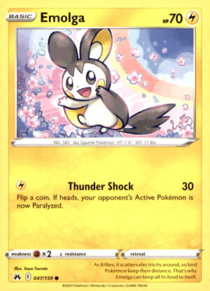 Crown Zenith #047/159 Emolga