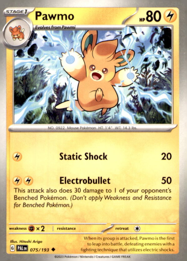 SV02: Paldea Evolved #075/193 Pawmo