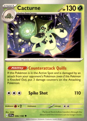 SV01: Scarlet & Violet Base Set #006/198 Cacturne