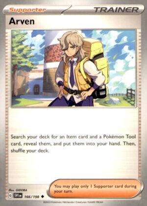 SV01: Scarlet & Violet Base Set #166/198 Arven