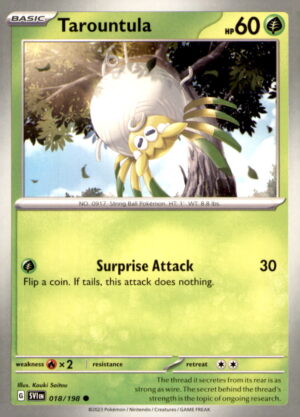 SV01: Scarlet & Violet Base Set #018/198 Tarountula