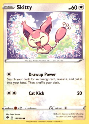 SWSH03: Darkness Ablaze #141/189 Skitty