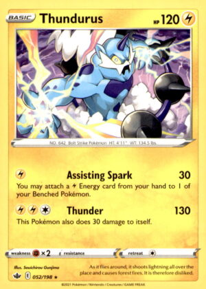 SWSH06: Chilling Reign #052/198 Thundurus