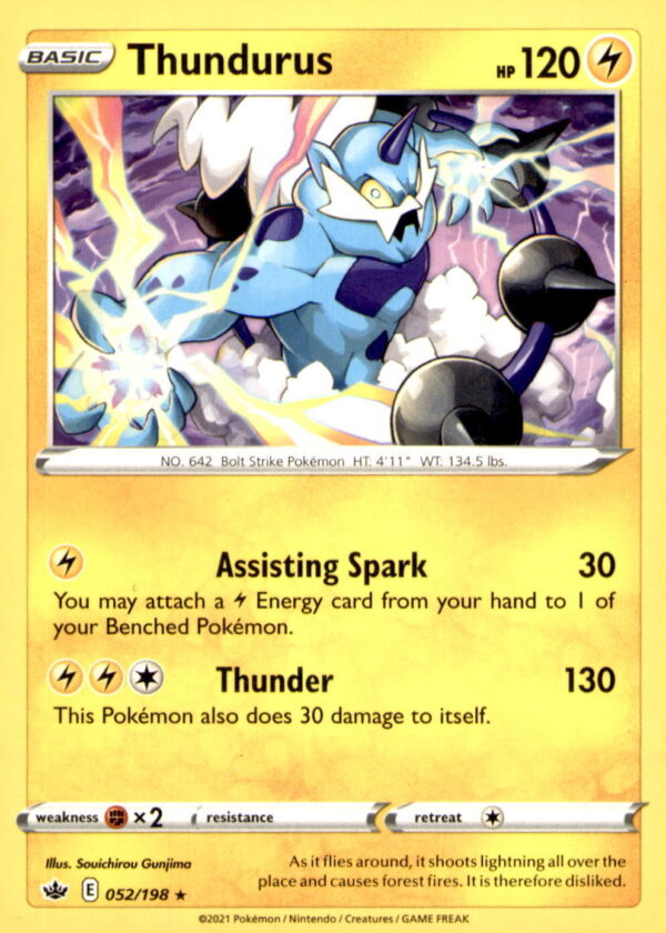 SWSH06: Chilling Reign #052/198 Thundurus