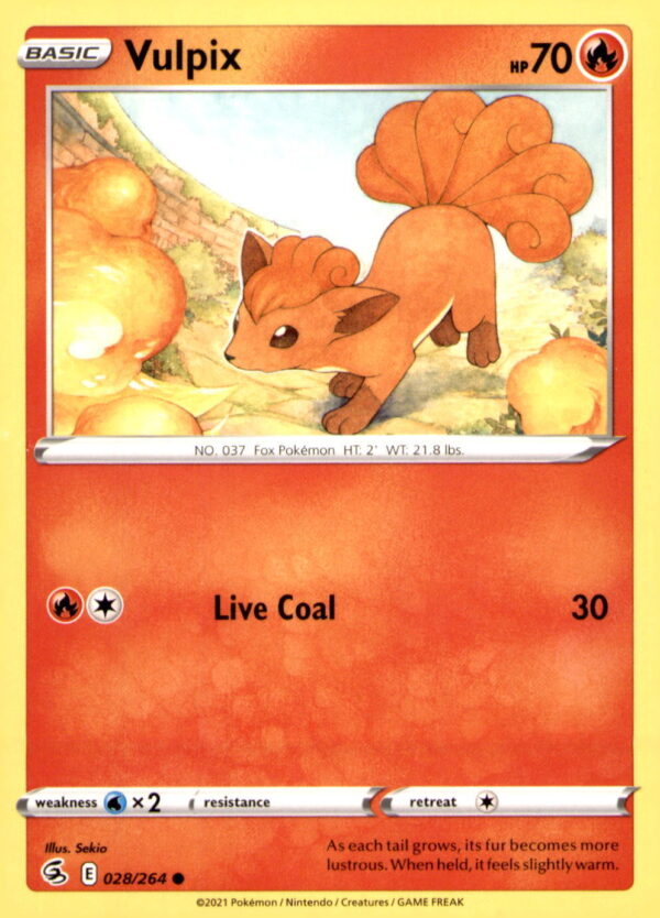 SWSH08: Fusion Strike #028/264 Vulpix (28)