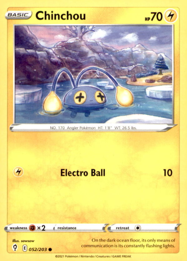 McDonald's Promos 2022 #008/015 Chinchou - 8/15